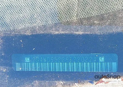 2005 Buick Lacrosse Cxl из США, поврежденный, VIN 2G4WD532251220224